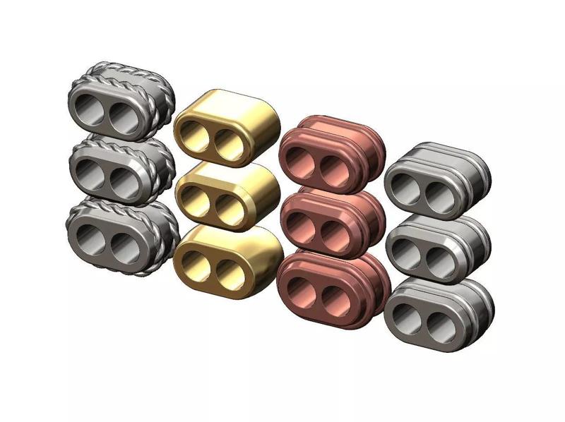 Rope bracelet spacer charm and ornament