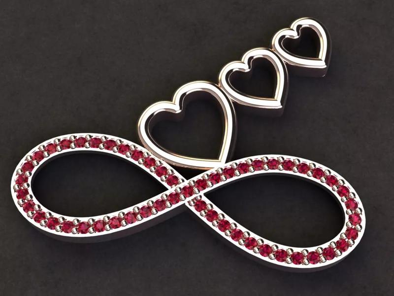 1 nfiniti jewelery pendant