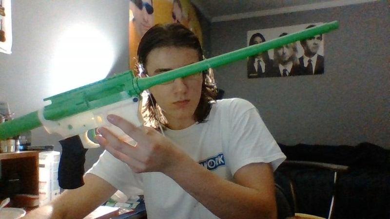 Scale ar15/m16 barrel