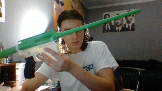 Scale ar15/m16 barrel