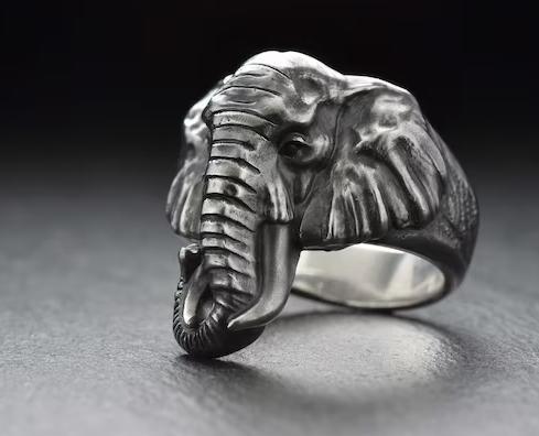 Elephant Head Ring