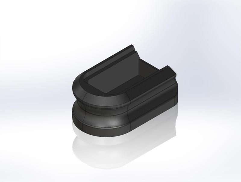 CZ 75 SP-01 Shadow 2 Magazine Base Pad +2 Plate for Magwell