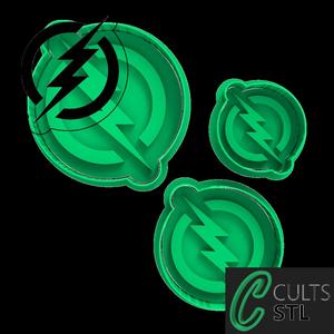 KIT CORTADORES FLASH - 5, 7 e 9cm