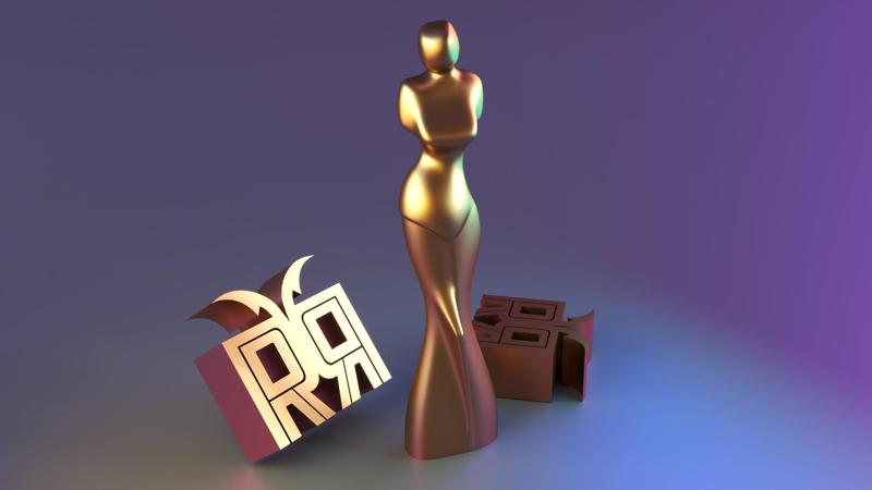 Modern Abstract Female Statue Decor