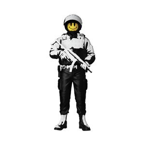 Smiley Trooper Banksy Cop toy