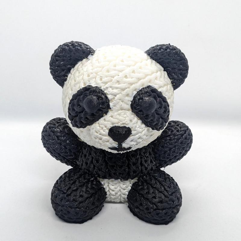 Knitted Panda (cute)