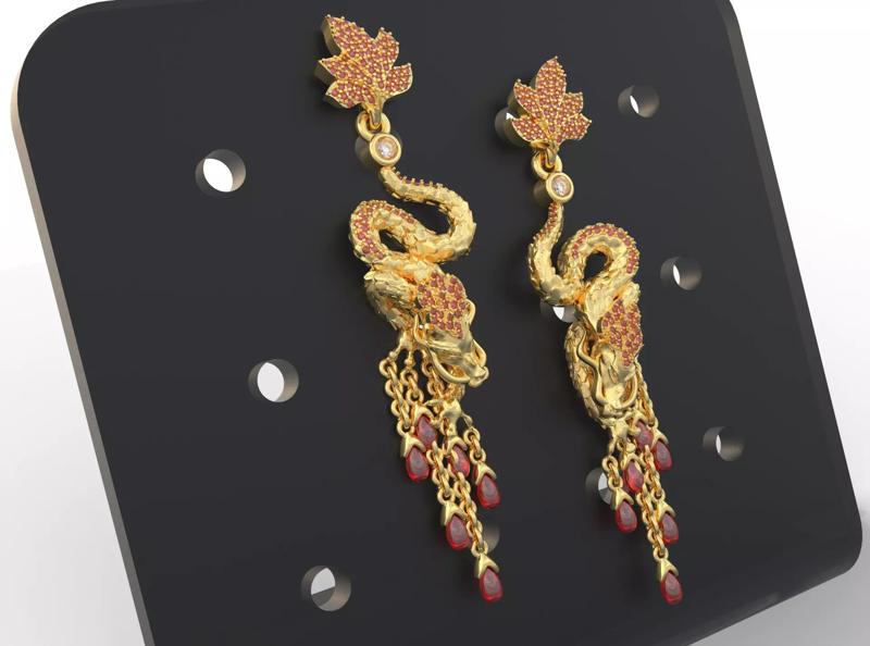Dragon earring magerit