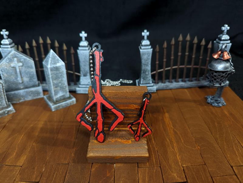 Bloodborne Hunter's Mark Necklace and Keychain