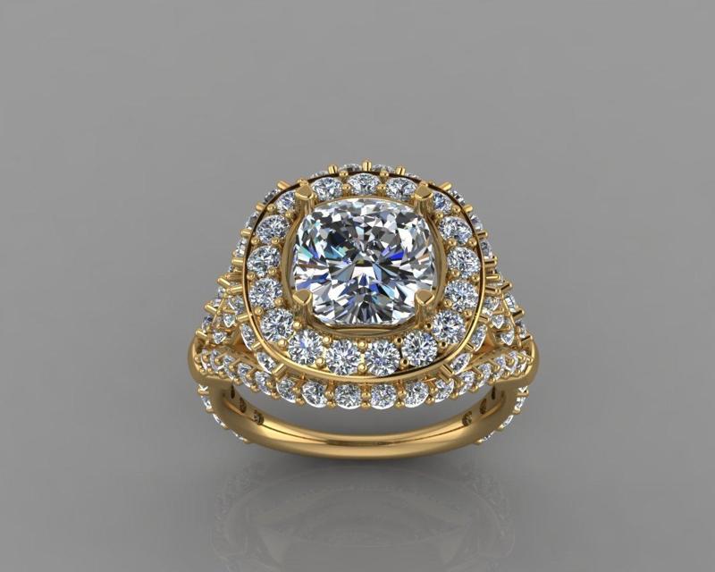 Solitaire Diamond Woman Engagement Ring3