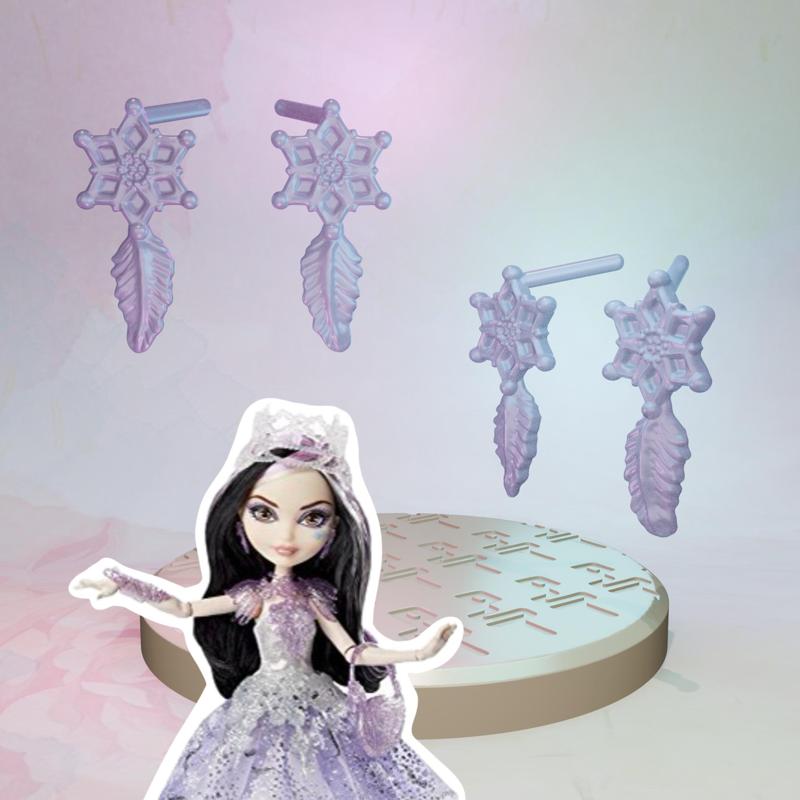 Ever After High Fairest on Ice Duchess Swan doll earrings replacement