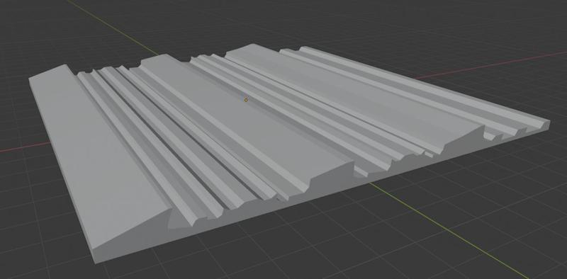 "Golden Wyvern" Gold sluice mat / "Golden Wyvern" Gold sluice mat