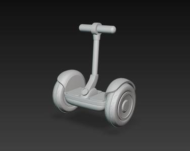Segway Personal Transport 3D Model - Futuristic Personal Transport for 3D Printing
