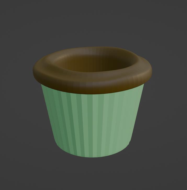 The "Cake Pot" Cupcake Shaped Self Watering Flower Pot