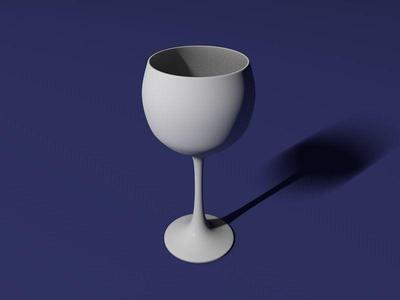 Red wine glass