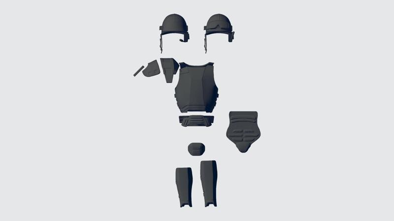 112 colonial marine armor set