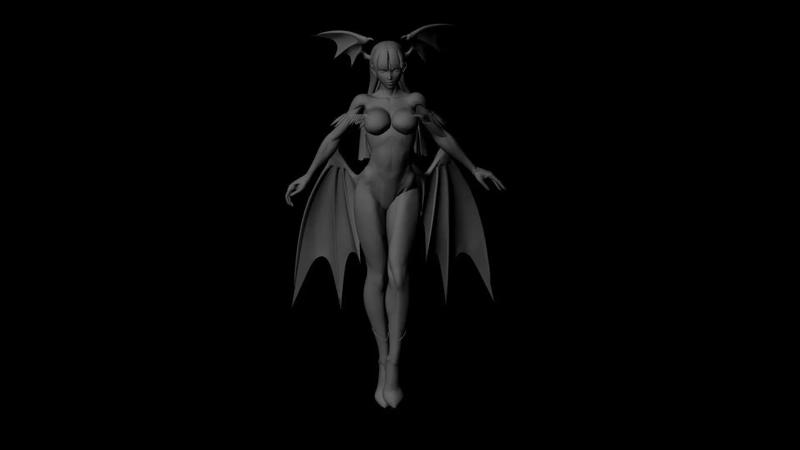 Morrigan Aensland 3D print model