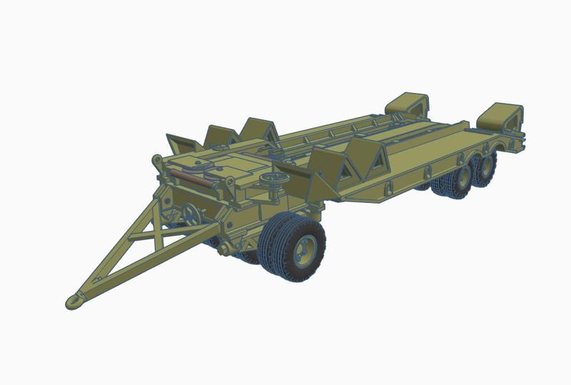 45-tons m9 rogers trailer