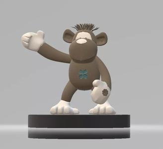 Stuffed Monkey Toy 3d printable model