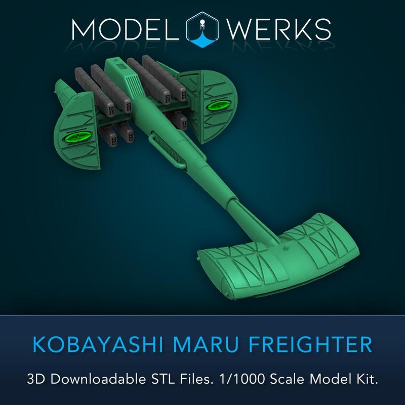 1/1000 Scale Kobayashi Maru Freighter