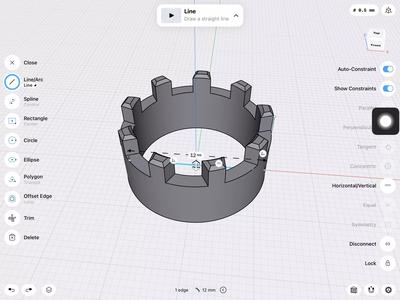 12 -6mm prong compartment stl file