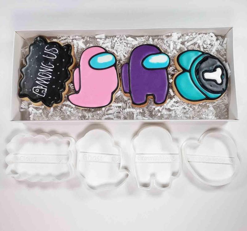 Among Us Cookie Cutter SUS Set of 4