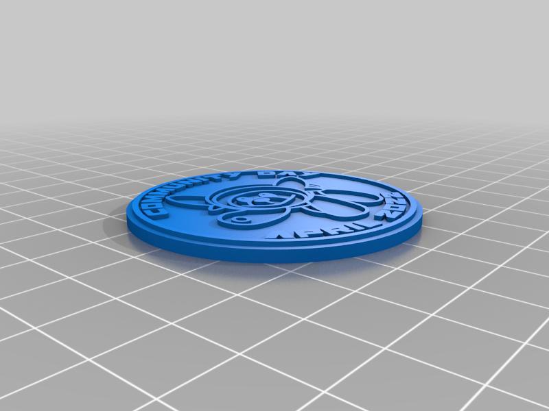 Pokemon Go Community Day Classic #53 coin - Stufful