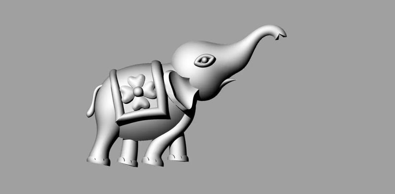 elephant hati  stl file only