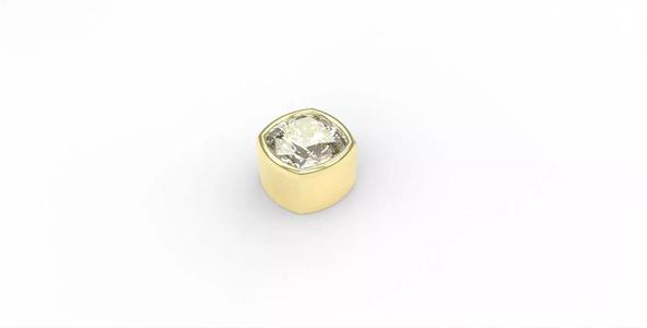Ready-made Cushion Cut Stone Setting Goldsmith Semi-finished