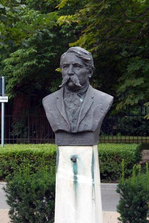 Deák Ferenc bust in Sopron, Hungary