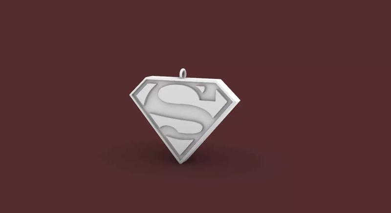 Superman Earring-Pendant