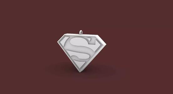 Superman Earring-Pendant