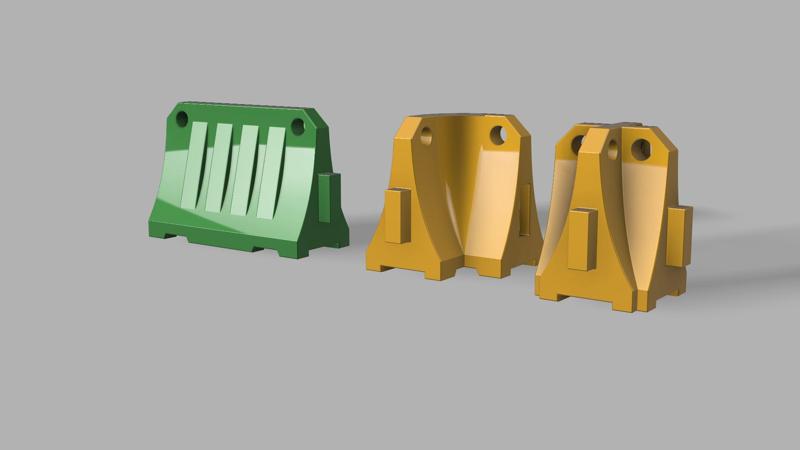 Diecast 1:64 Diorama Road Barrier