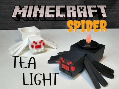 Minecraft Spider - tealight candle holder (NO AMS)