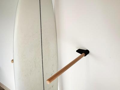 Minimalist Board Wall Rack (Surf, SUP, Ski & more)