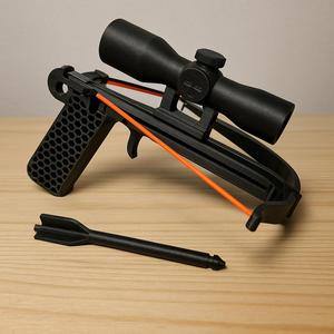 Functional 3D-Printed Mini Crossbow