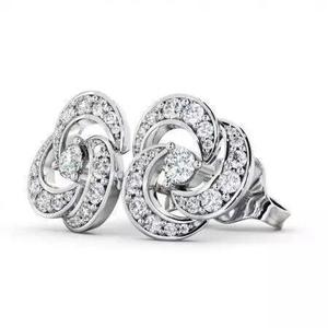 stl file diamond stud earrings gold