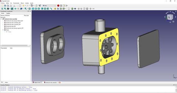oil pump, bomba de oleo