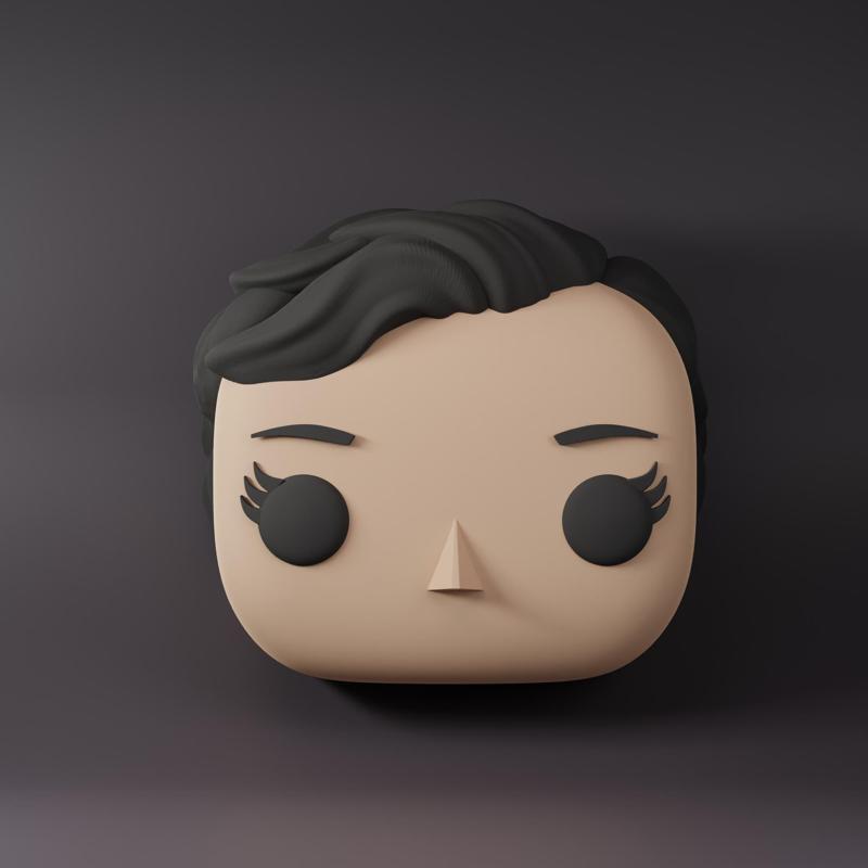 HEAD FUNKO FEMALE LONG HAIR WITH BANGS 02