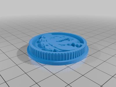 U.S. green ranger dragonzord power coin 