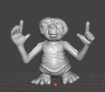 ET 1982 PVC PLASTIC GASHAPON TOY FIGURE ALIEN 80s