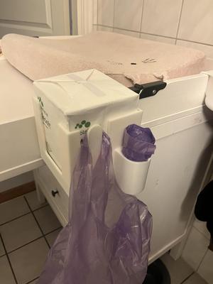 Sundvik Changing table holder for dry wipes and diaper bags