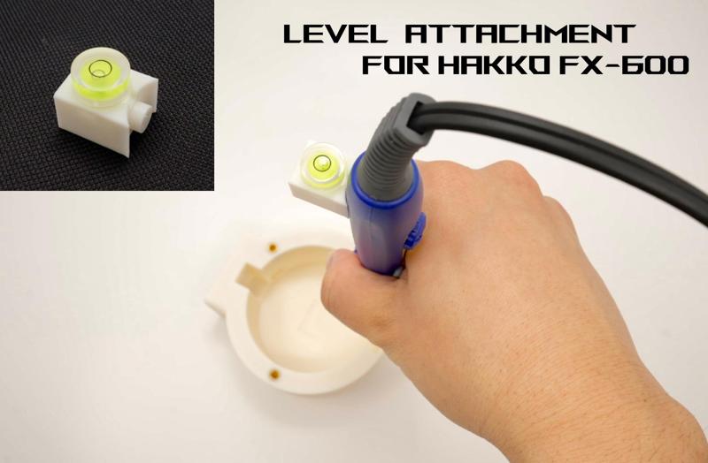 Level attachment for HAKKO FX-600
