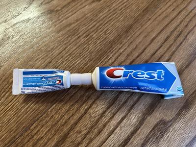 The Travel Toothpaste Transfer Tool