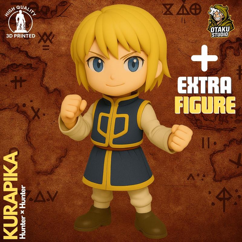 Chibi Kurapika - Hunter × Hunter Fan Art 3D Model - Extra Figure Included