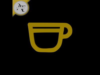 Simple Coffee Cup Symbol - 2D Art