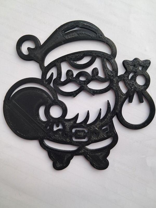 Christmas tree decoration Santa