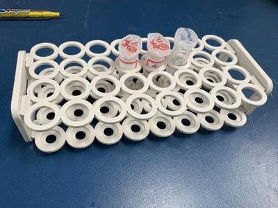 Eppendorf tube rack (4 by 8) for laboratory