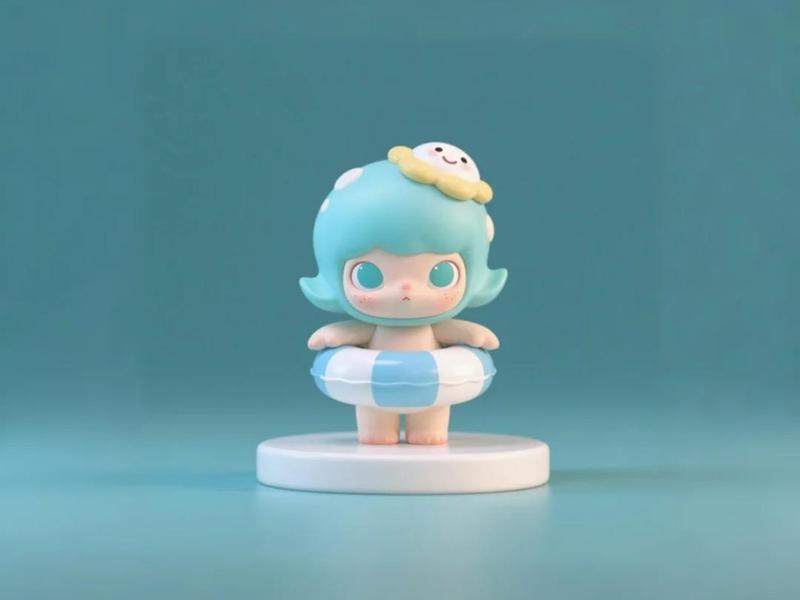 Summer Swim Ring Girl Limited Edition - Lucky Bag Mystery Box Figure - Trendy Play Box Children's Coloring Toy