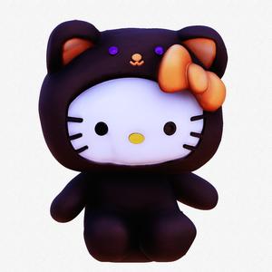 Halloween Hello Kitty Bear Cosplay