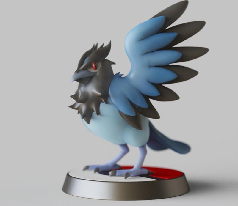 Corvisquire - FAN ART - POKÉMON FIGURINE -POKEMON